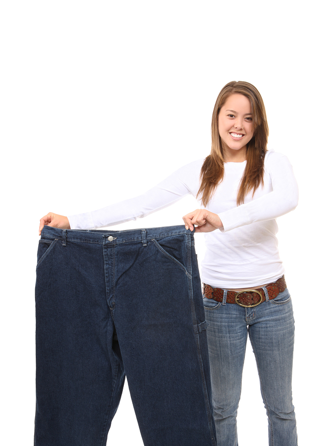 Pretty Dieting Woman